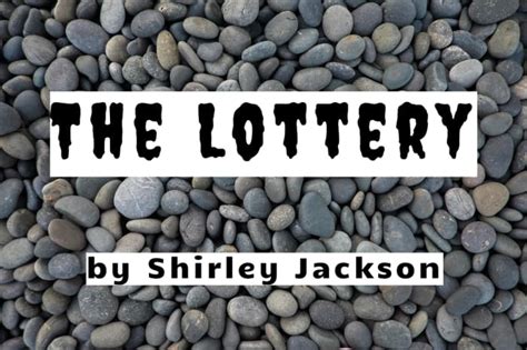 the lottery short summary